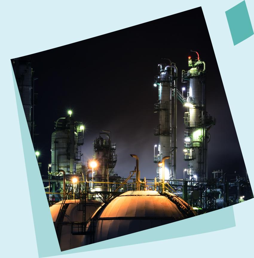 Inrada O.G.R.S. had a wide range of pipe, valves and fittings product lines for refineries and petrochemical plants, offshore platforms & FPSO 